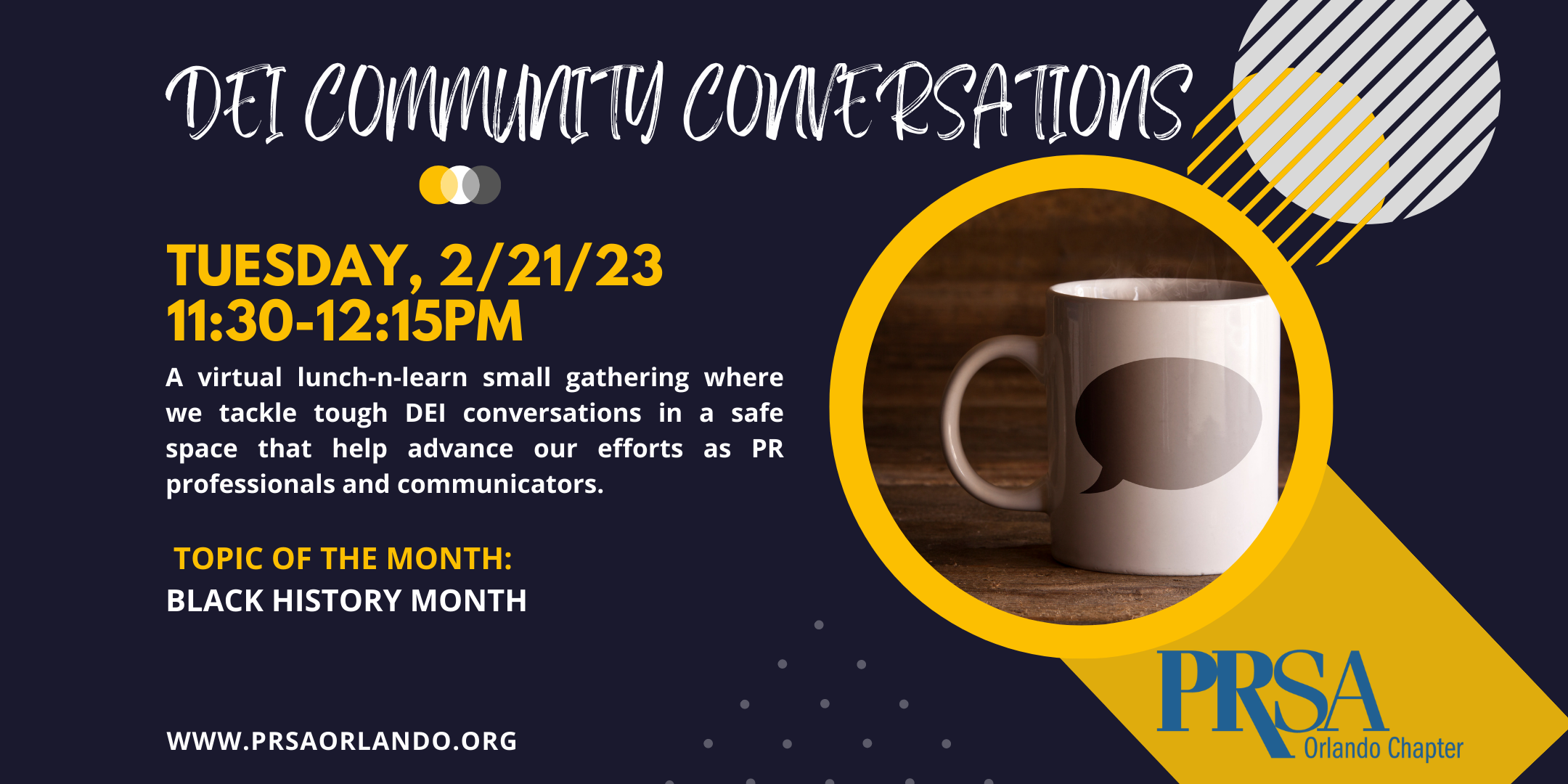 Feb 2023 – PRSA Orlando CommUnity Conversations
