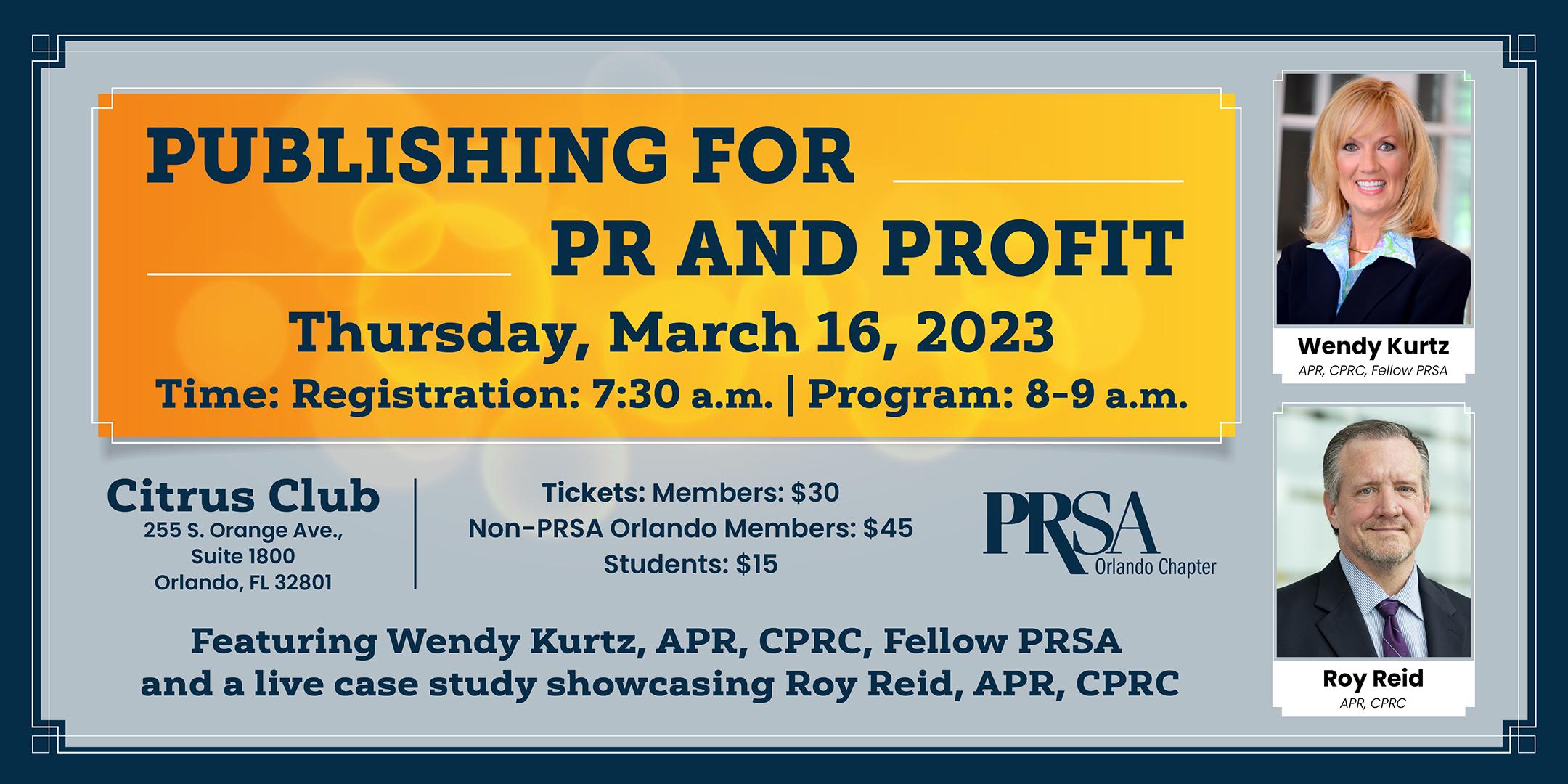 Publishing for PR and Profit