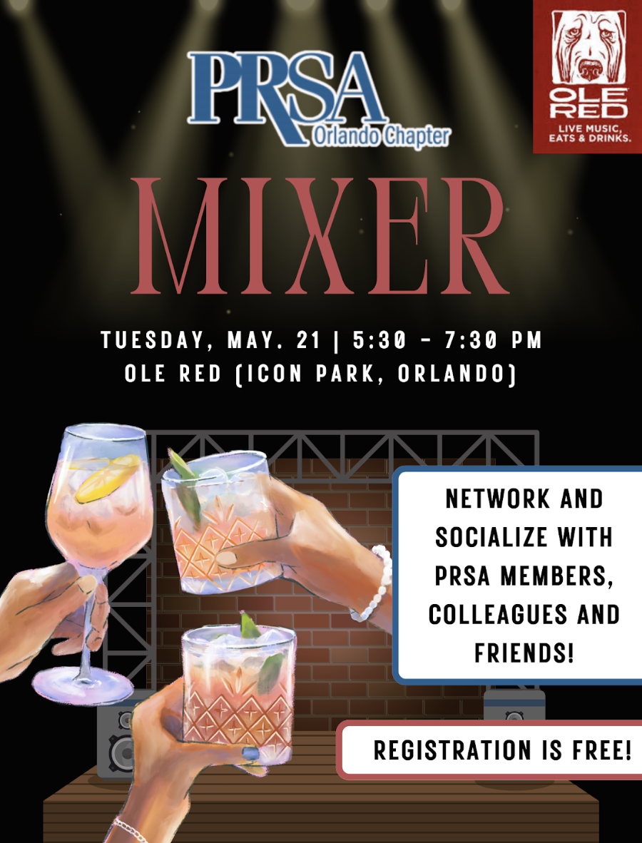 PRSA Orlando’s FREE Mixer at Ole Red Orlando