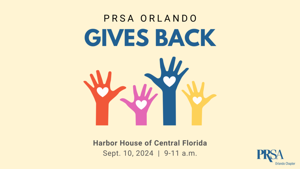 PRSA Gives Back 2024 PRSA Orlando Chapter