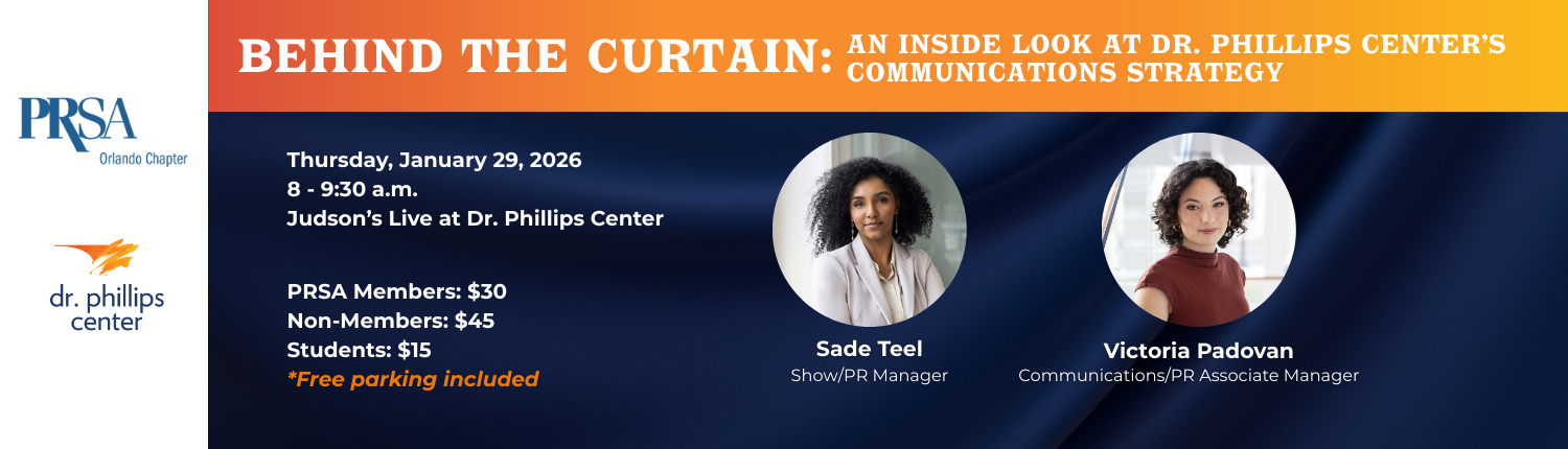 January PRSA Orlando Program - Webpage Banner